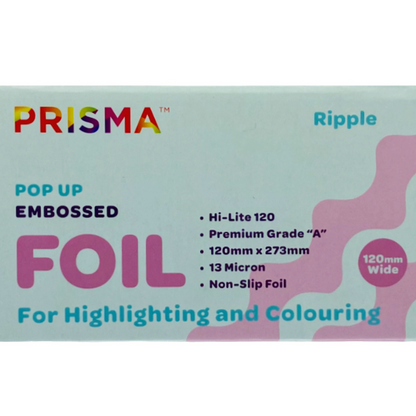 Prisma Pop-up Silver Embossed Foil Ripple 120mm x 273mm 500 Sheets