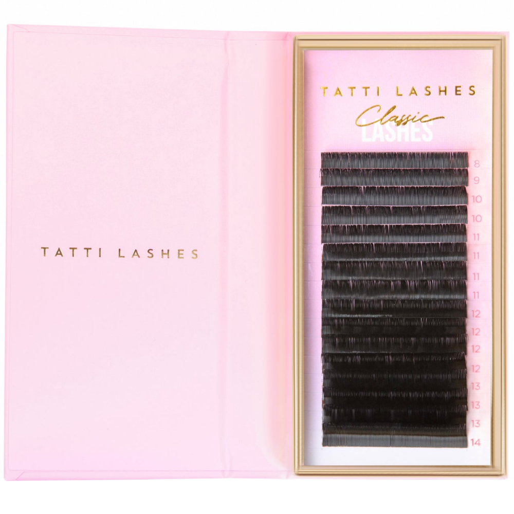 Tatti Lashes Mixed Length C Curl 0.20 Classic Individual Lashes Black