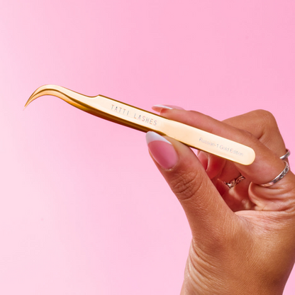 Tatti Lashes Russian 1 Gold Edition Tweezers