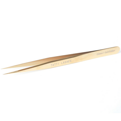 Tatti Lashes Classic 1 Gold Edition Tweezers