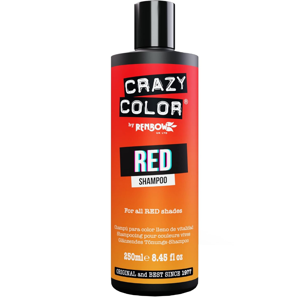Crazy Colour Vibrant Red Pigmented Shampoo 250ml