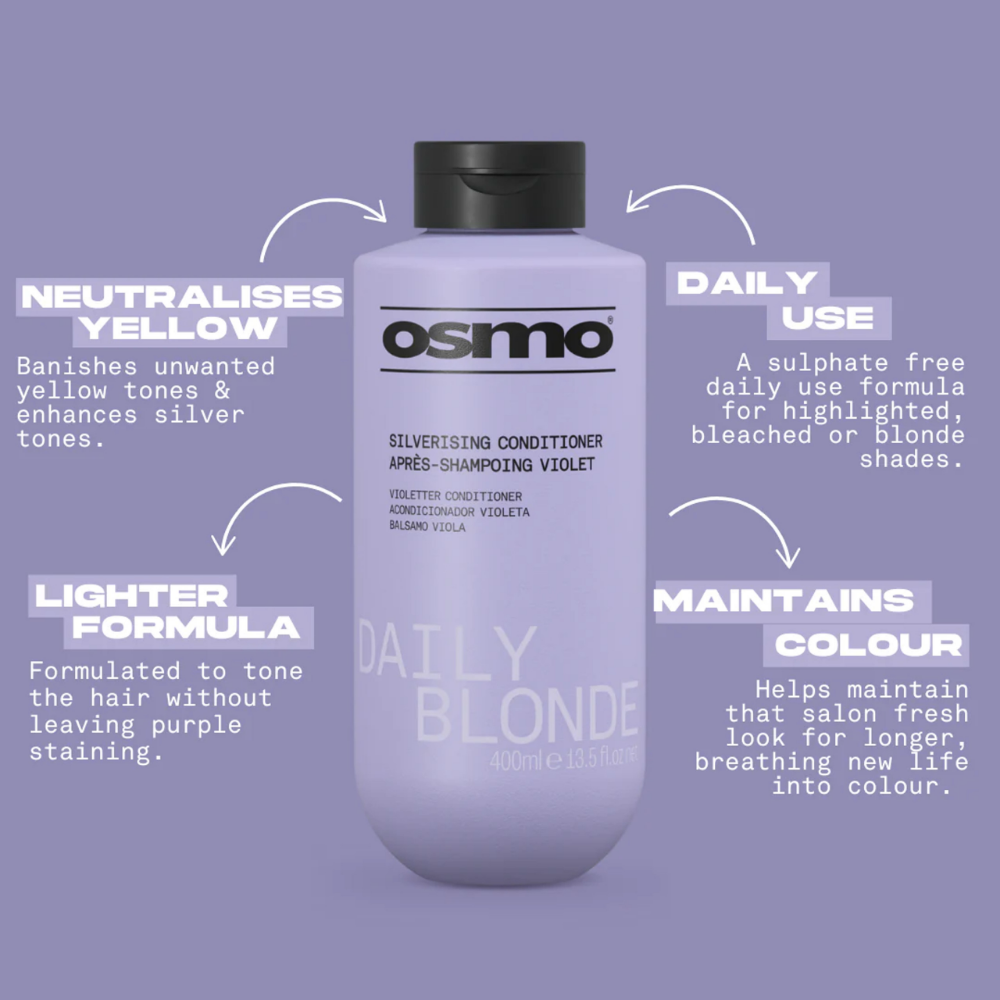 Osmo Daily Blonde Silverising Conditioner 400ml
