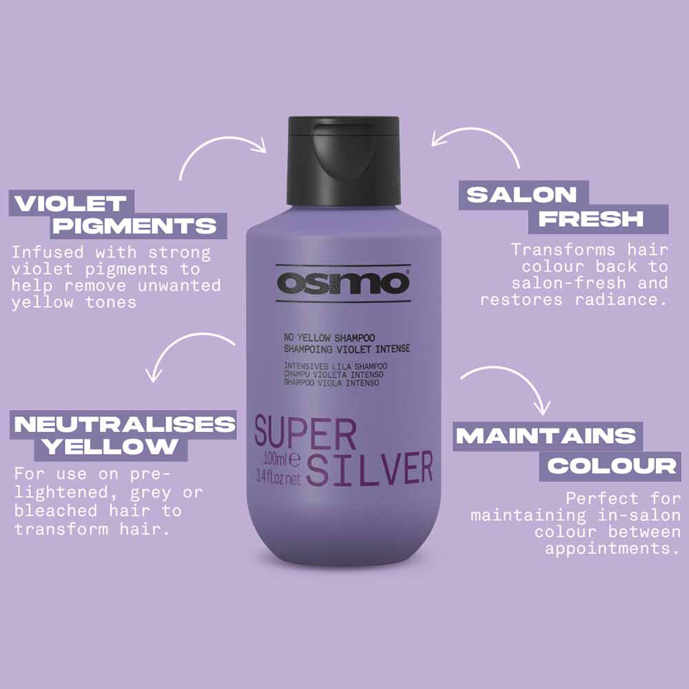 Osmo Super Silver No Yellow Shampoo 100ml