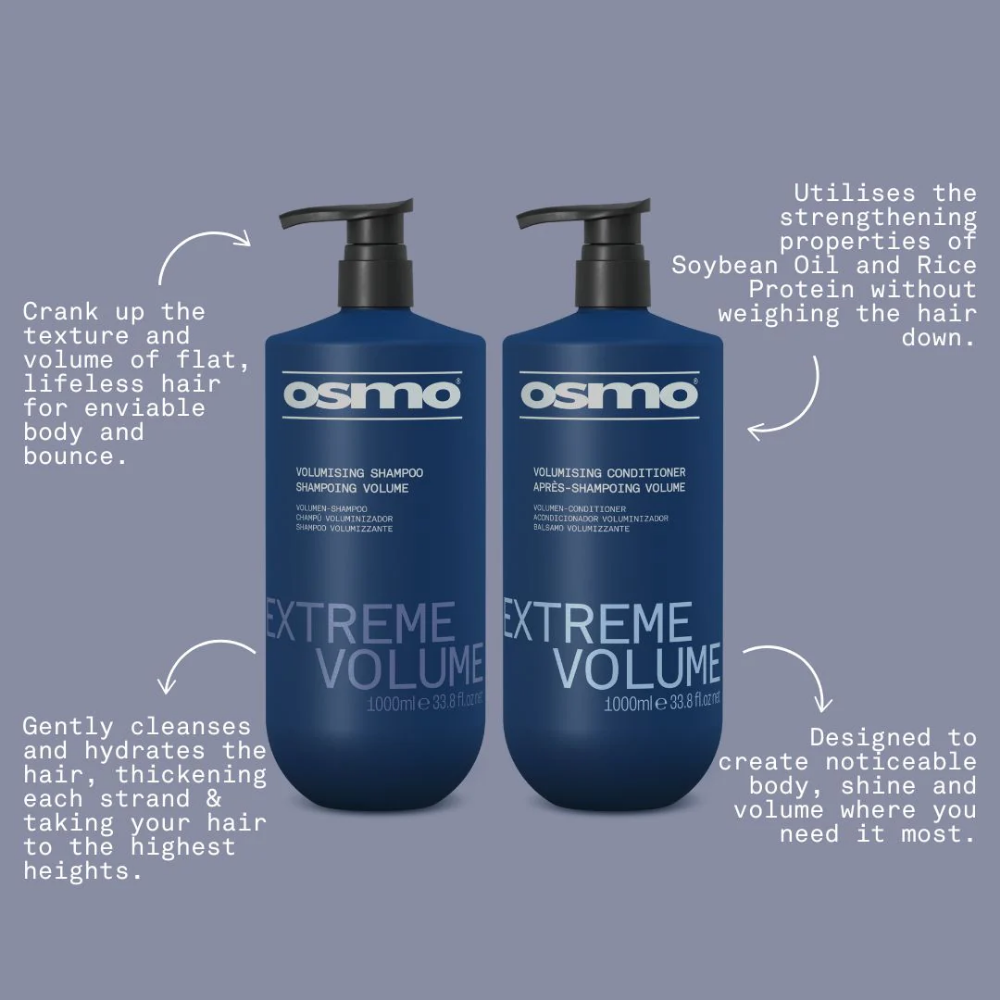 Osmo Extreme Volume Volumising Shampoo & Conditioner Twin 2 x 1000ml