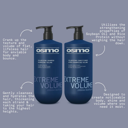 Osmo Extreme Volume Volumising Shampoo & Conditioner Twin 2 x 1000ml