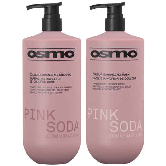 Osmo Pink Soda Colour Enhancing Shampoo & Mask Twin 2 x 1000ml