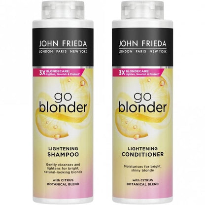 John Frieda Go Blonder Lightening Shampoo & Conditioner Twin 2 x 500ml