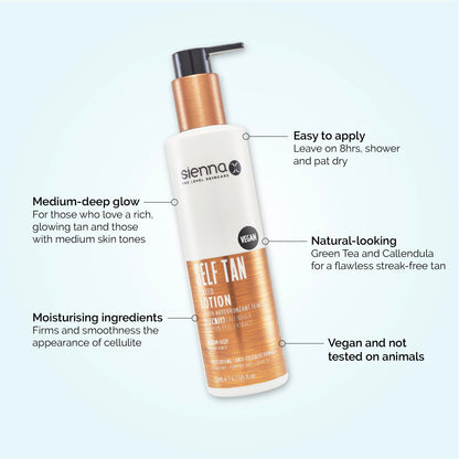 Sienna X Tinted Self Tan Lotion 200ml