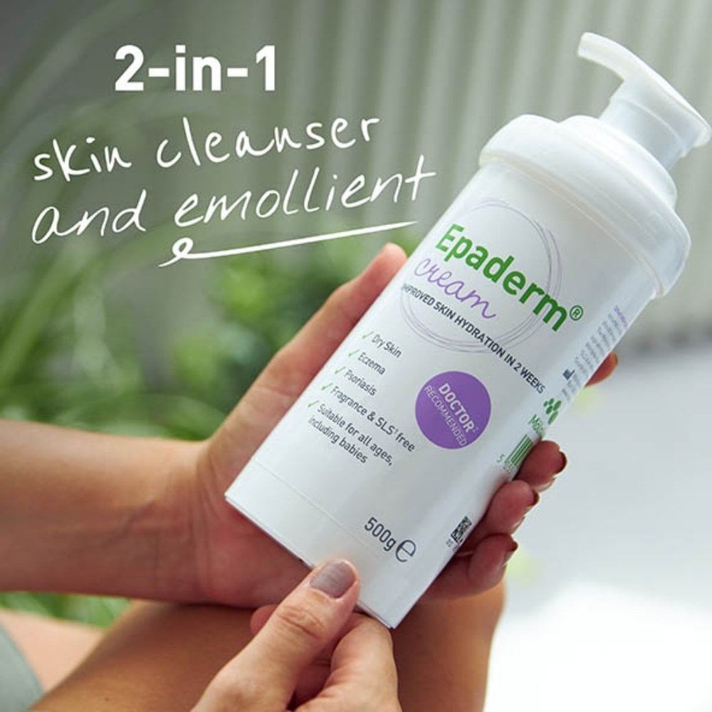 Epaderm 2-In-1 Cleansing Cream 500g