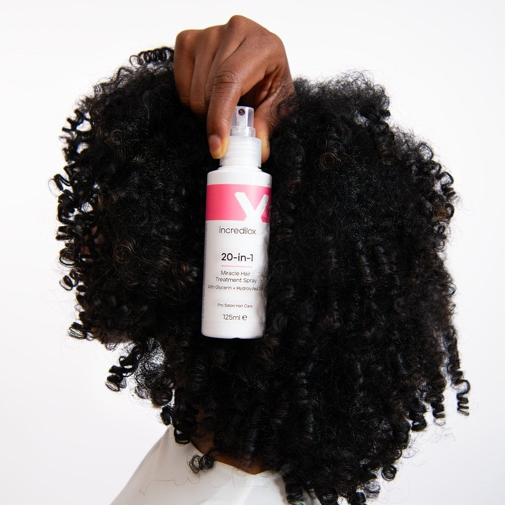 Incredilox 20-In-1 Miracle Hair Treatment Spray 125ml & Detangling Hair Brush Duo
