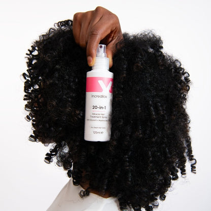 Incredilox 20-In-1 Miracle Hair Treatment Spray 125ml & Detangling Hair Brush Duo