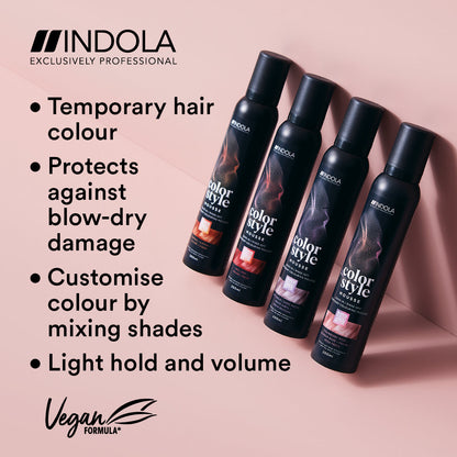 Indola Colour Style Mousse Dark Ash 200ml