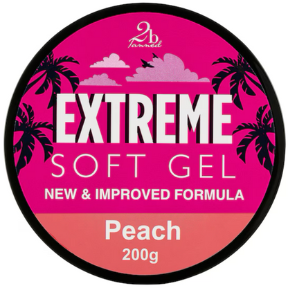 2BTanned Peach Extreme Soft Gel Tanning Accelerator 200g