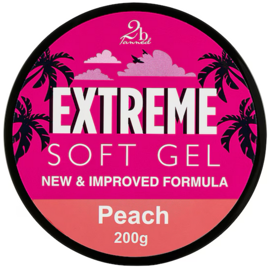 2BTanned Peach Extreme Soft Gel Tanning Accelerator 200g