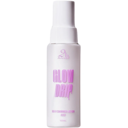 2BTanned Glow Drip Body Shimmer Lotion Iced 100ml