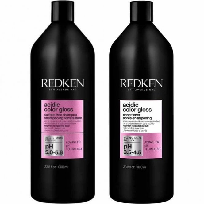 Redken Acidic Colour Gloss Shampoo & Colour Protection Conditioner Twin 2 x 1000ml