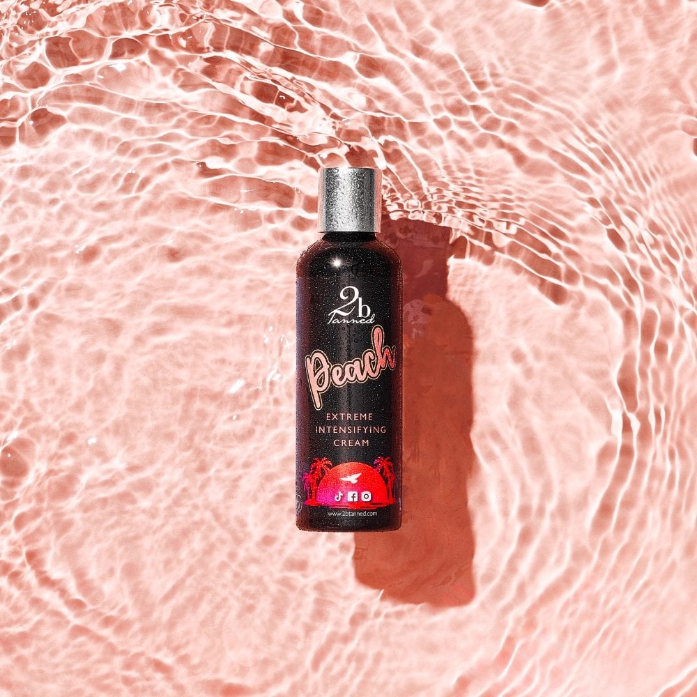 2BTanned Extreme Intensifying Cream Peach Tanning Accelerator 200ml