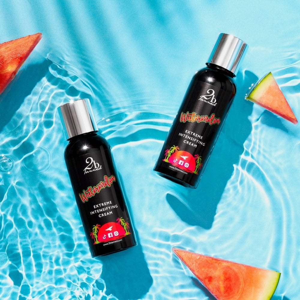 2BTanned Extreme Intensifying Cream Watermelon Tanning Accelerator Travel-Size 100ml