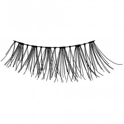 Salon System 3/4 Length Wispy Volume Strip Lashes Black 011