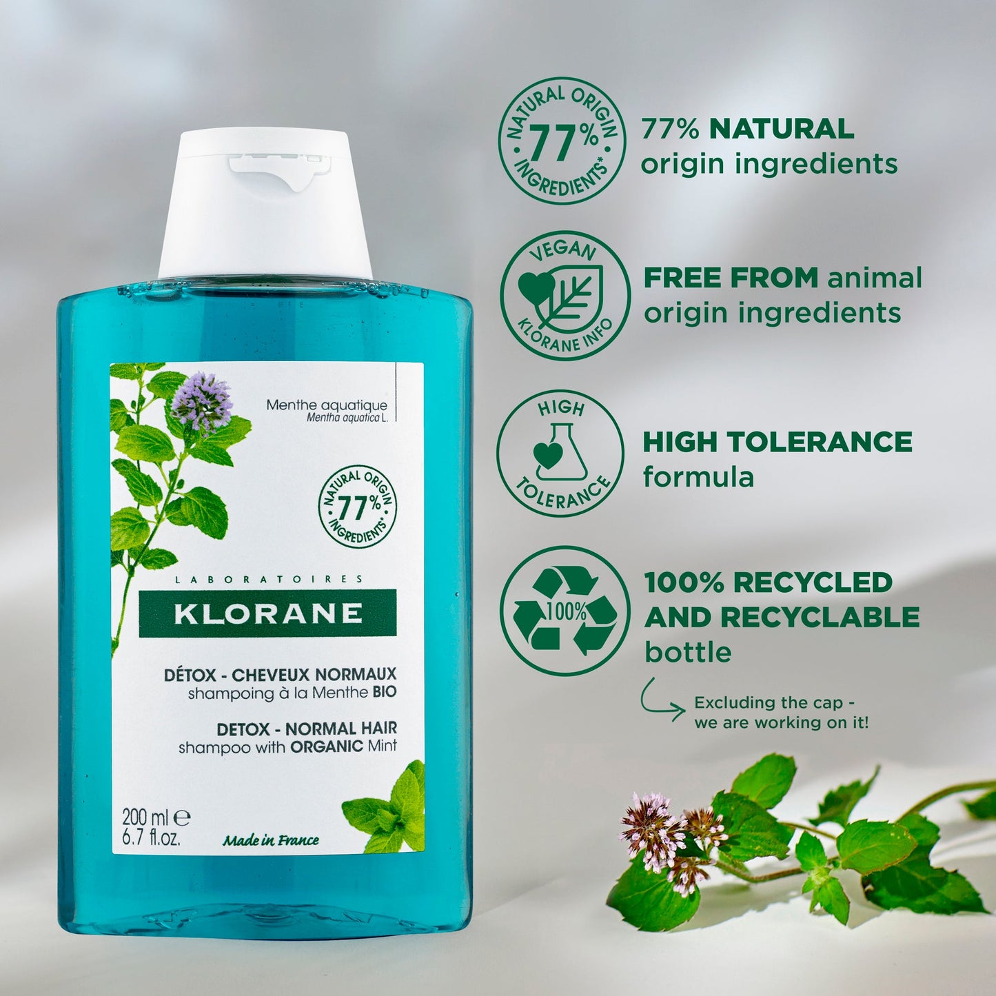 Klorane Detox Shampoo 200ml