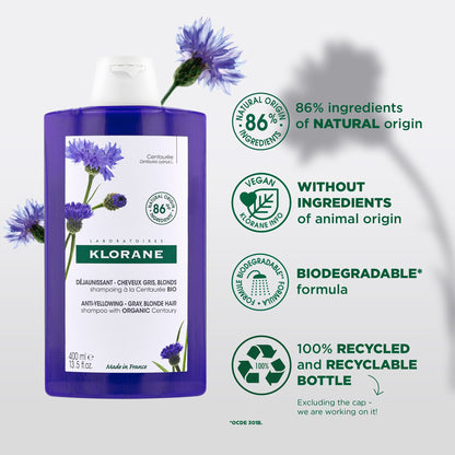 Klorane Anti-Yellowing Shampoo 400ml