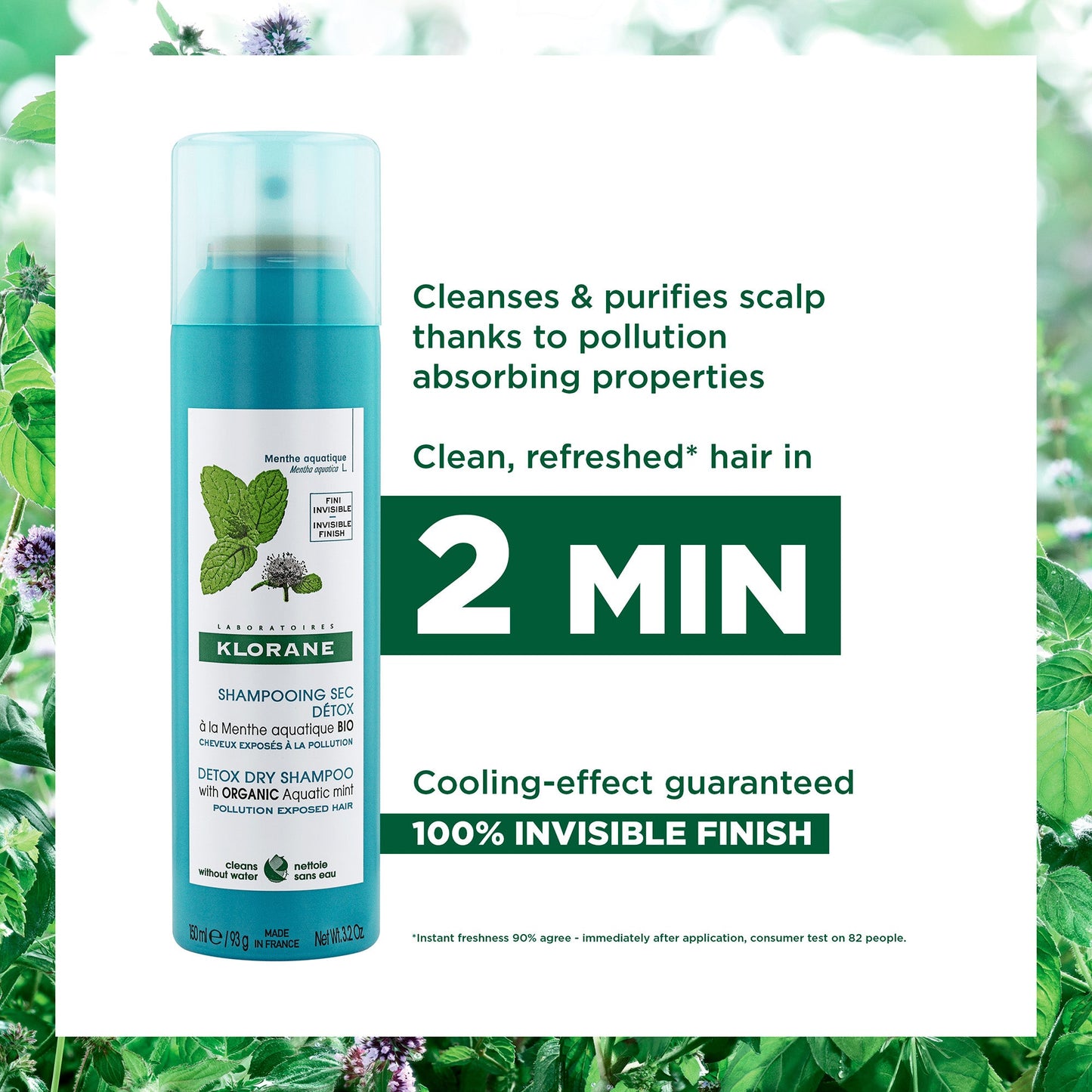 Klorane Detox Dry Shampoo 150ml