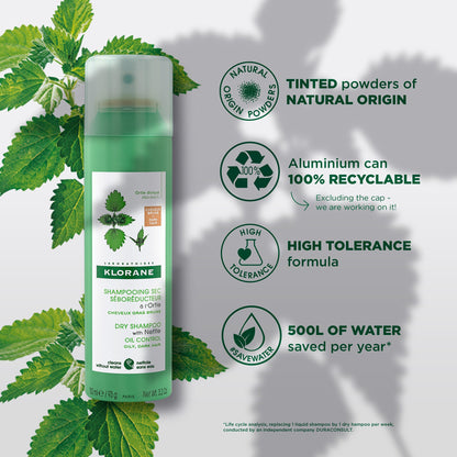 Klorane Purifying Tinted Dry Shampoo 150ml