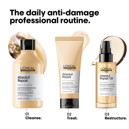 L'Oreal Professionnel Serie Expert Absolut Repair Protein + Gold Quinoa Instant Resurfacing Conditioner 200ml