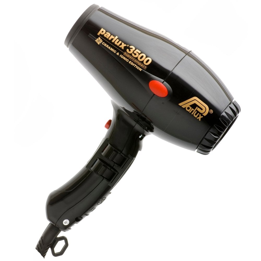 Parlux 3500 Super Compact Ceramic Ionic Hair Dryer Black