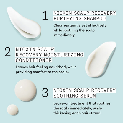 Nioxin Scalp Recovery Anti-Dandruff 3-Step System Kit