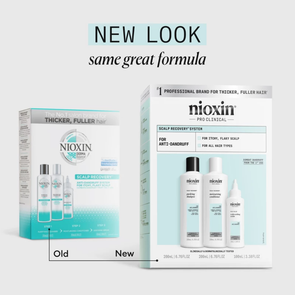 Nioxin Scalp Recovery Anti-Dandruff 3-Step System Kit