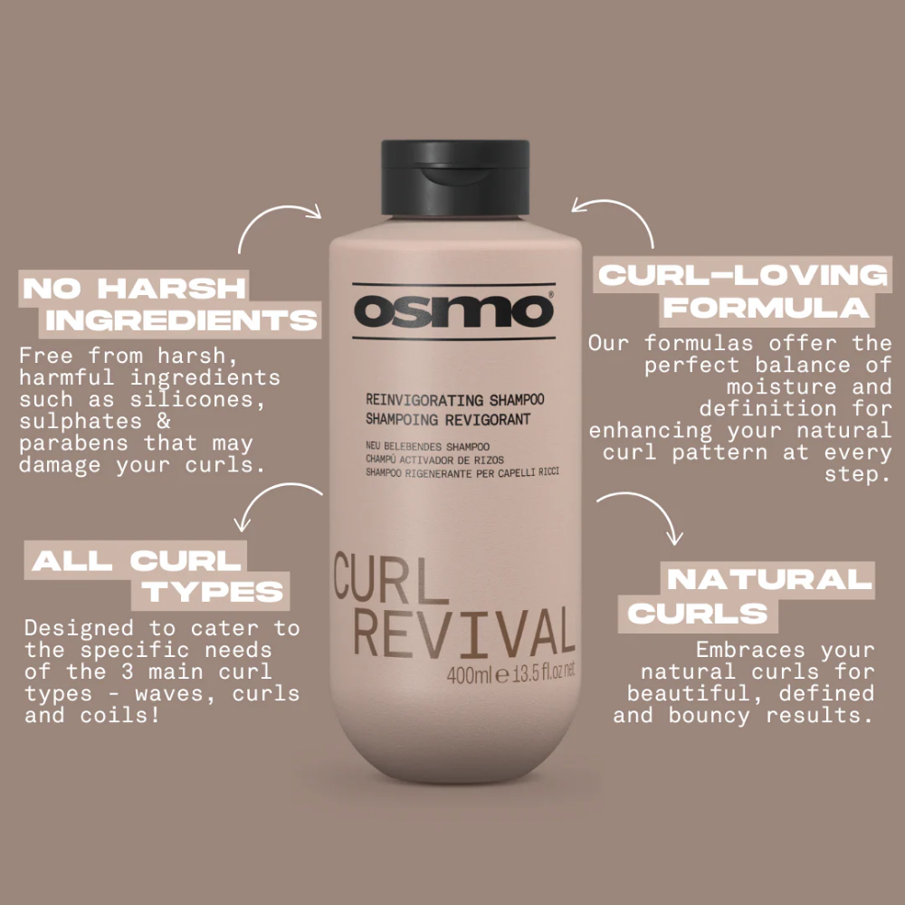 Osmo Curl Revival Reinvigorating Shampoo 400ml
