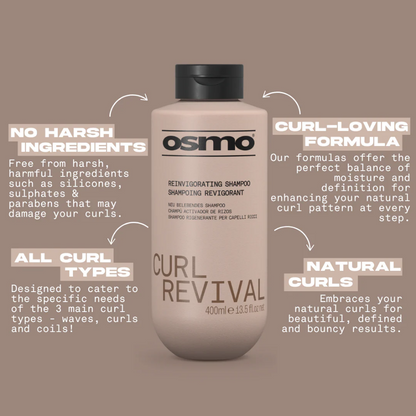 Osmo Curl Revival Reinvigorating Shampoo 400ml