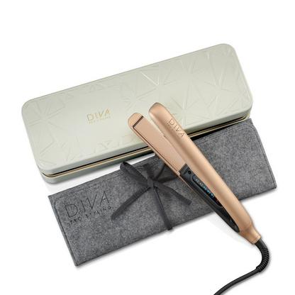 Diva Pro Precious Metals Touch Hair Straightener Rose Gold