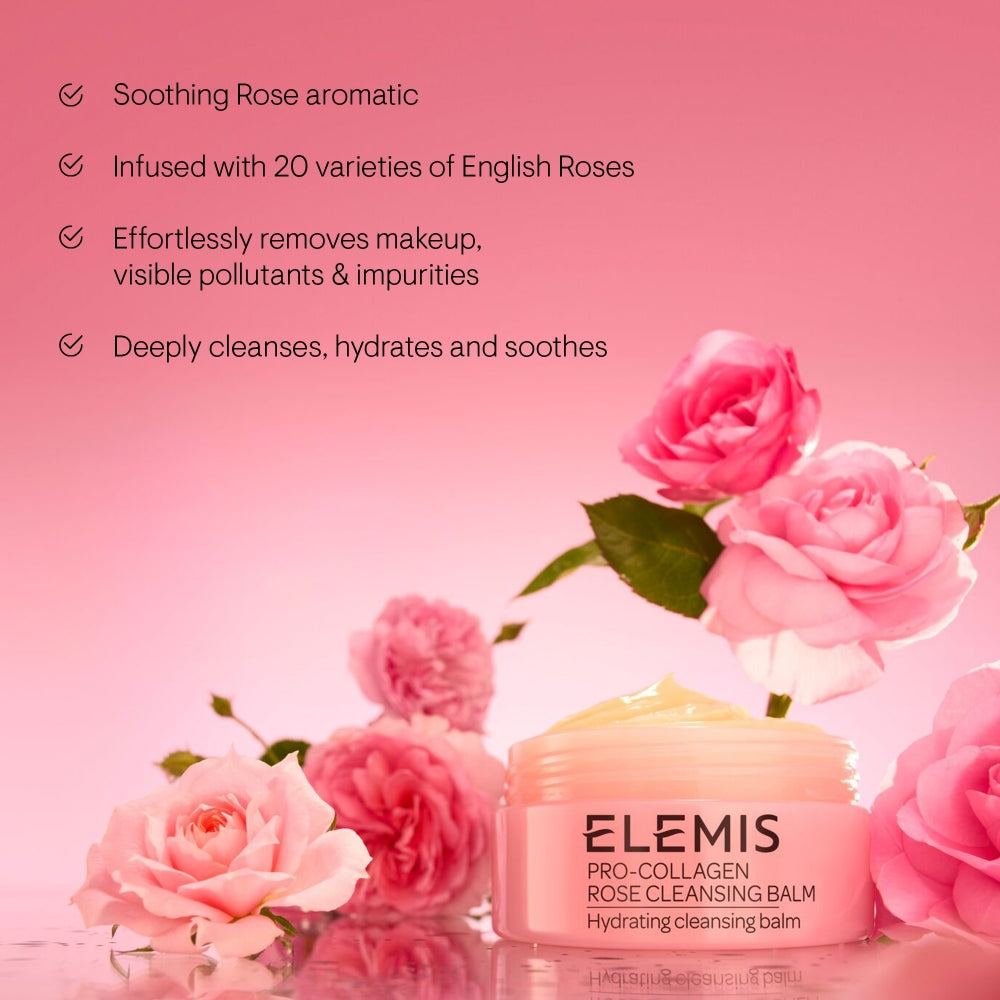 Elemis Pro-Collagen Rose Hydrating Cleansing Balm 100g