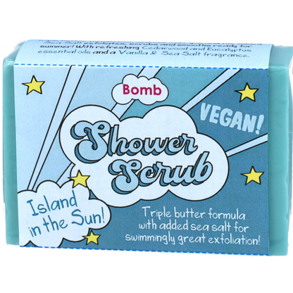 Bomb Cosmetics Island In The Sun Solid Shower Scrub Bar