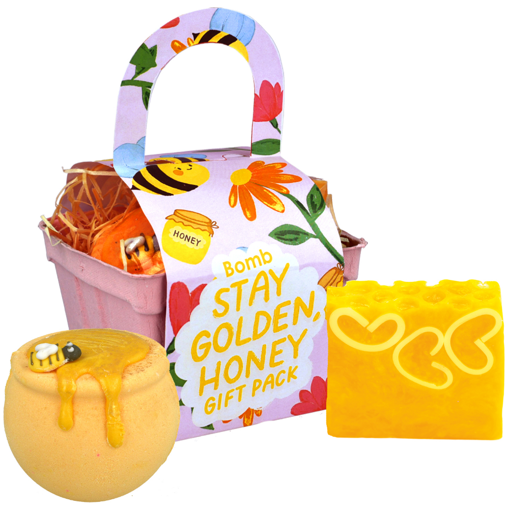 Bomb Cosmetics Stay Golden Honey Punnet Gift Pack