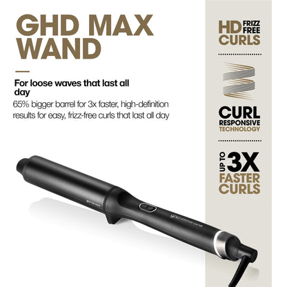 ghd Chronos Curve Max Wand Hair Curler 38mm