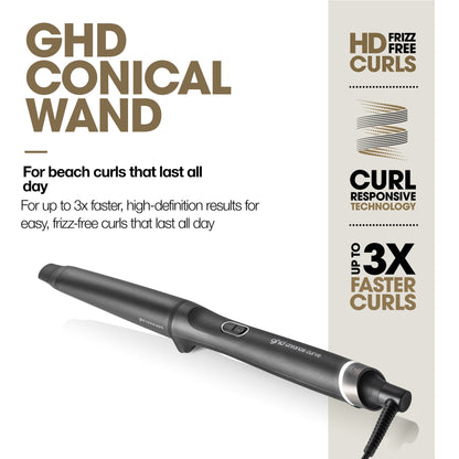 ghd Chronos Curve Conical Wand Hair Curler 28-23mm