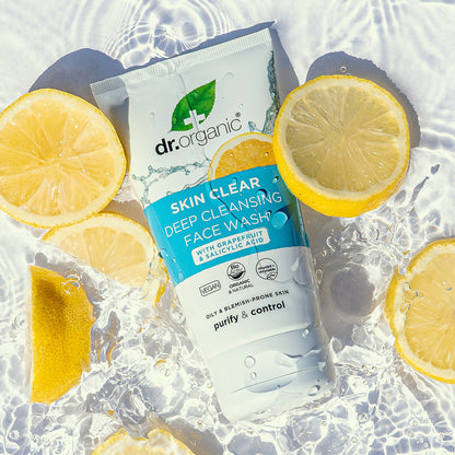 Dr. Organic Skin Clear 5-in-1 Deep Pore Cleansing Face Wash 125ml