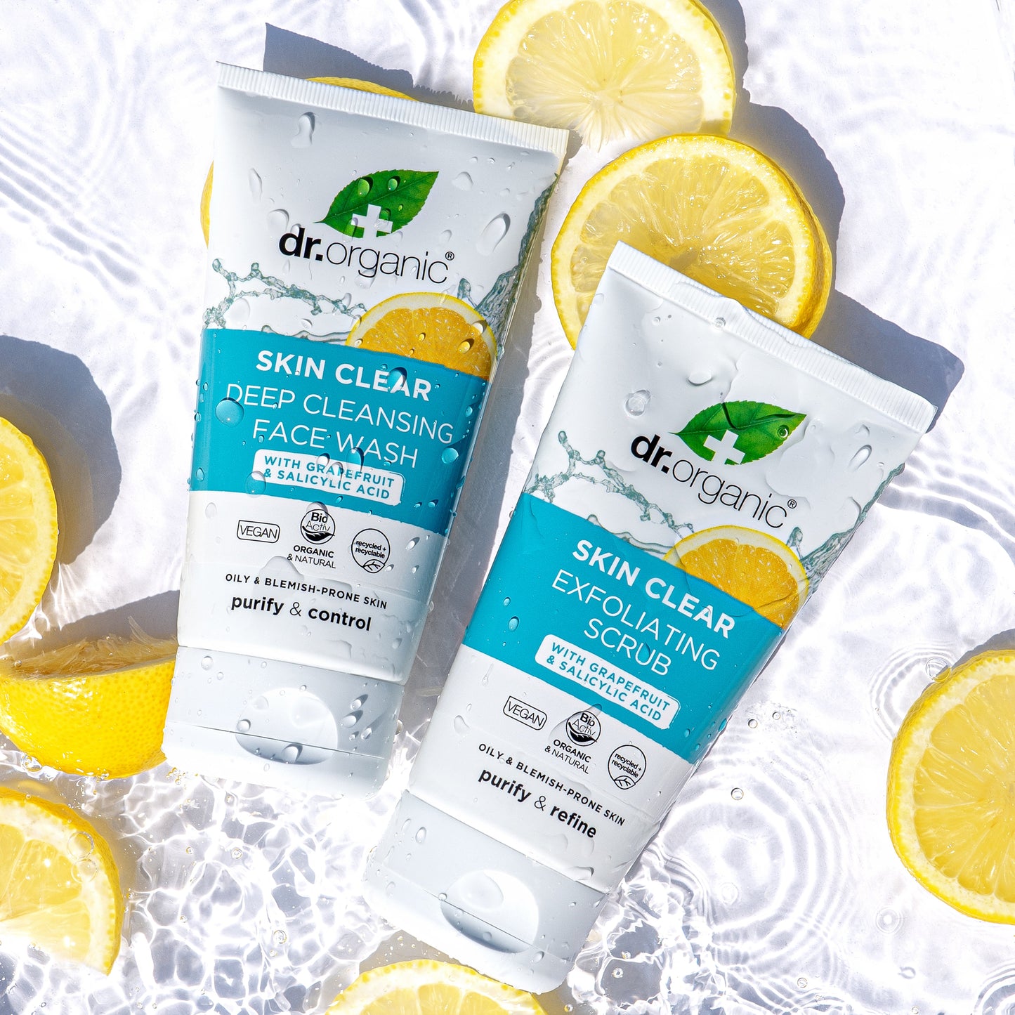 Dr. Organic Skin Clear Exfoliating Face Scrub 150ml
