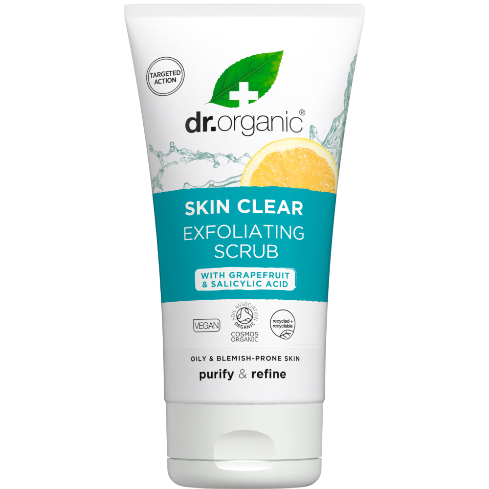 Dr. Organic Skin Clear Exfoliating Face Scrub 150ml