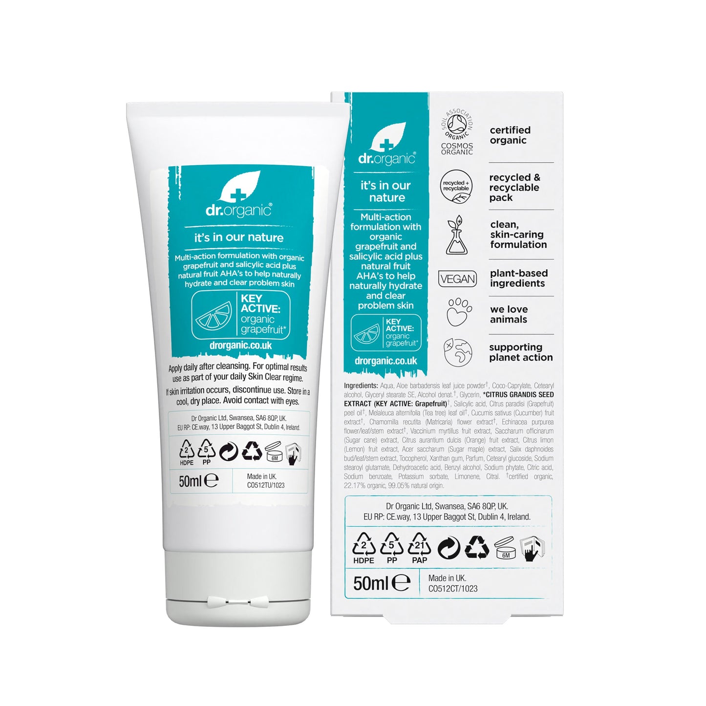Dr. Organic Skin Clear Oil Control Moisturiser 50ml