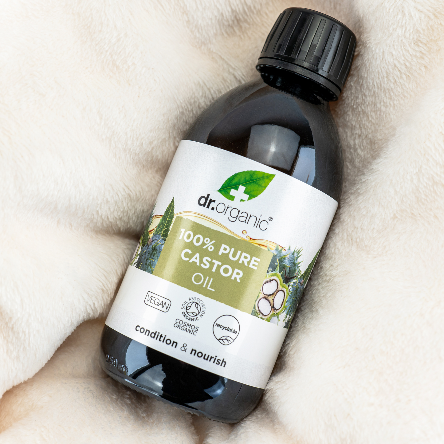 Dr. Organic 100% Pure Castor Oil 250ml