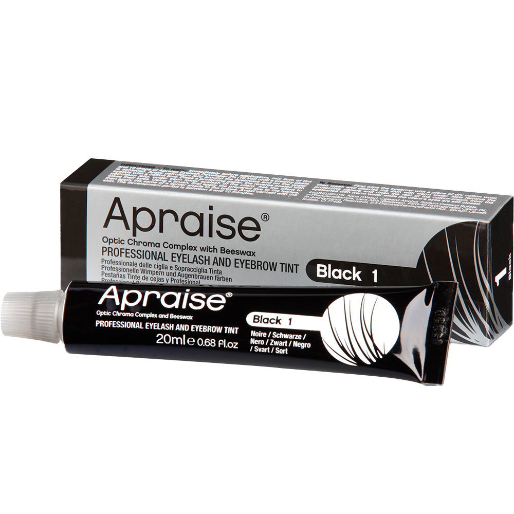 Apraise Professional Eyelash & Eyebrow Tint 1 Black 20ml