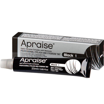 Apraise Professional Eyelash & Eyebrow Tint 1 Black 20ml