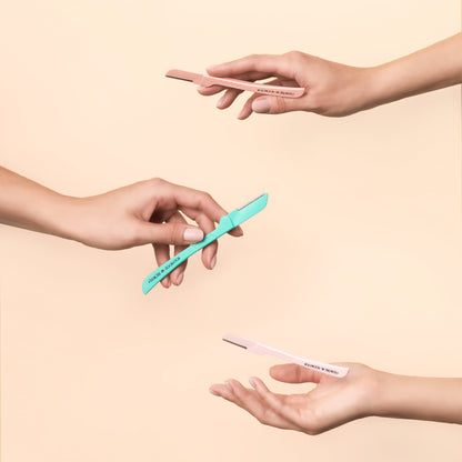 Hollywood Browzer Duo Browzer Hair Removal & Dermaplaning Tool Amethyst + Citrine