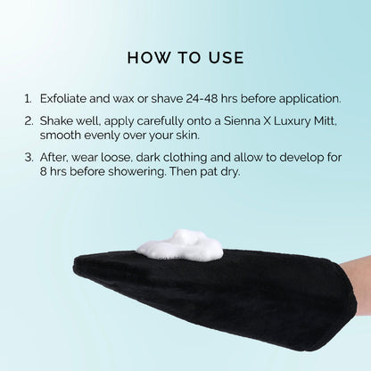 Sienna X Ultra Dark Self Tan Clear Water Mousse 190ml