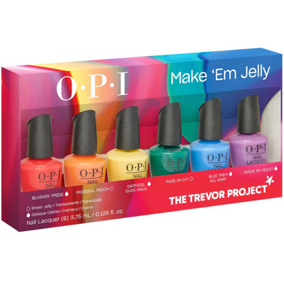 OPI Make 'Em Jelly Summer Mini Nail Polish Pack 6 x 3.75ml