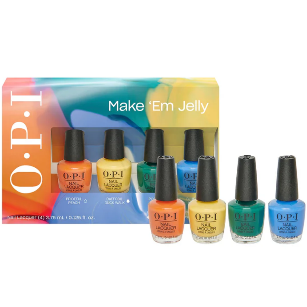 OPI Make 'Em Jelly Summer Mini Nail Polish Pack 4 x 3.75ml.